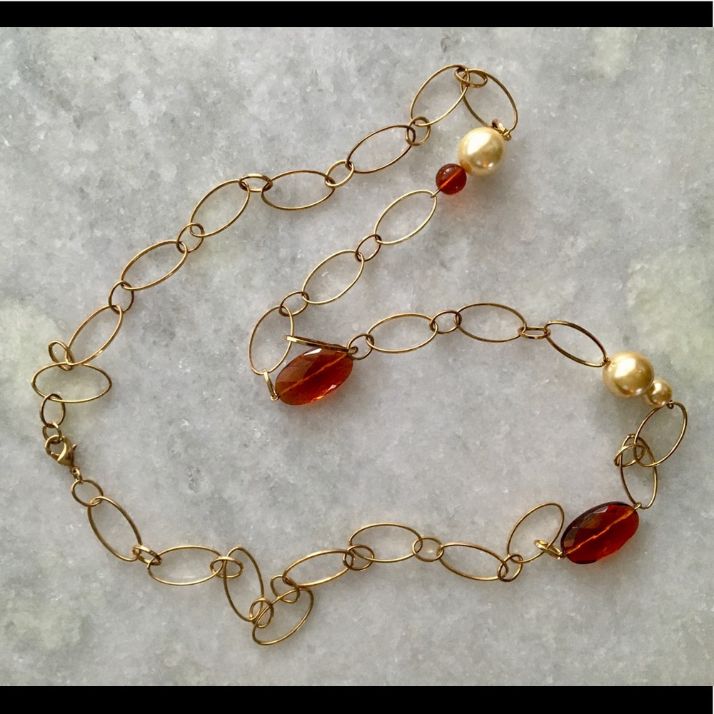 Long chain necklace